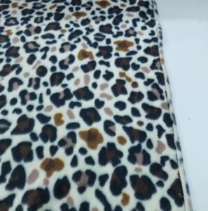 Leopar Polar Kumaş Kahverengi