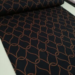 Damask Desen Viskon Kumaş