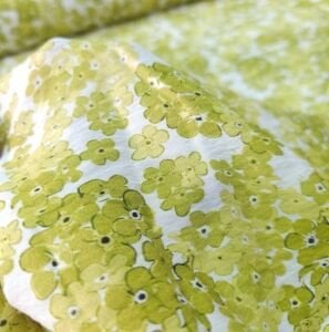 Mango Viskon Çiçekler yeşil