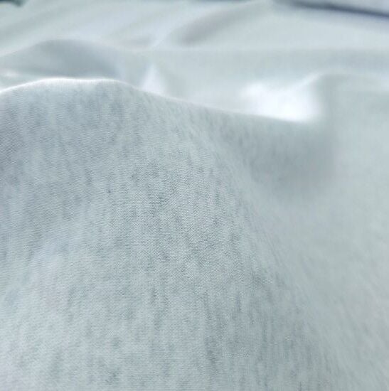 Melanjlı Ekru Üç İplik Şardonlu Penye Kumaş