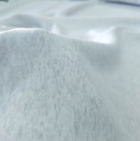 Melanjlı Ekru Üç İplik Şardonlu Penye Kumaş