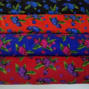 Toplu Çiçekler Divitin Pazen Kumaş