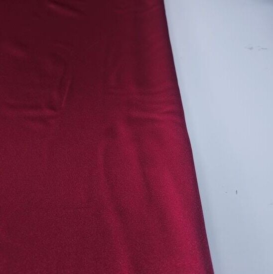 Bordo Saten Kumaş