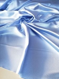 Mavi Saten Kumaş