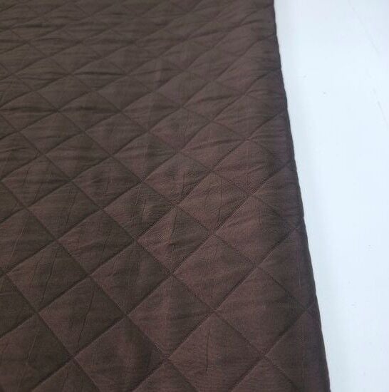 Giyimlik Kapitone Kumaş Kahverengi