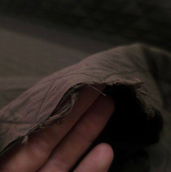 Giyimlik Kapitone Kumaş Kahverengi