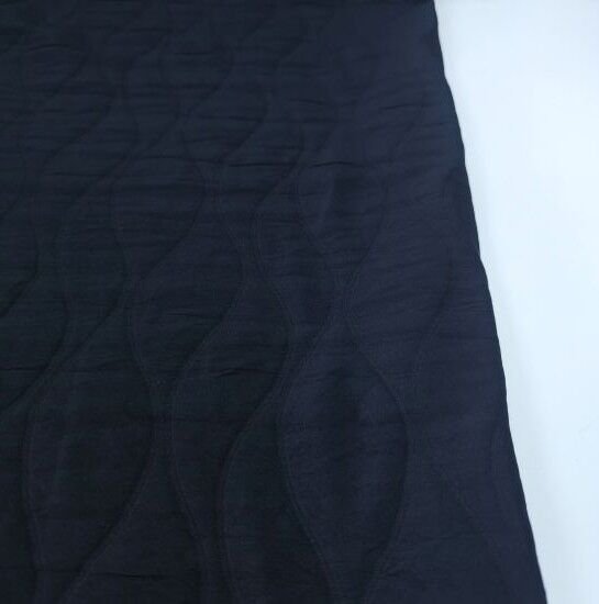 Giyimlik Kapitone Kumaş Damla Siyah