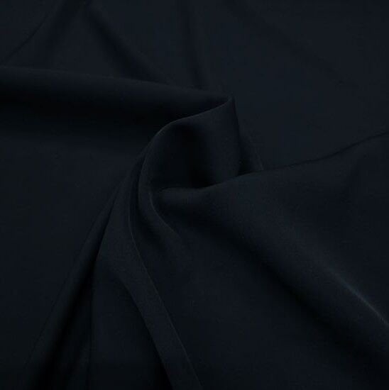 Mısır Krep Kumaş Siyah