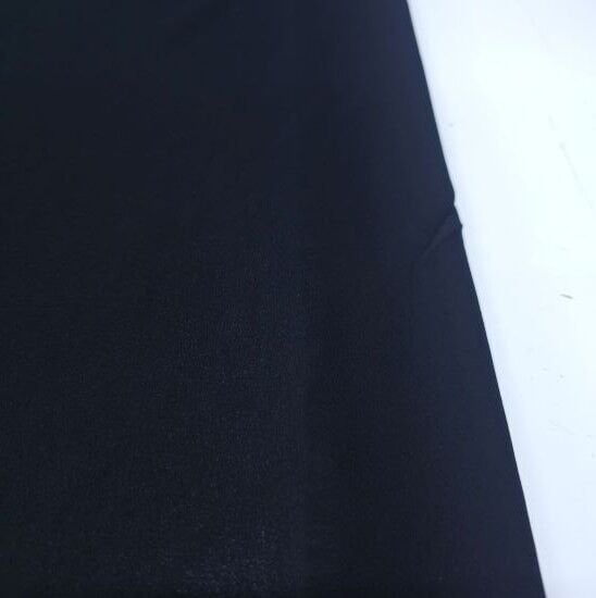 Krep Demor Kumaş Siyah