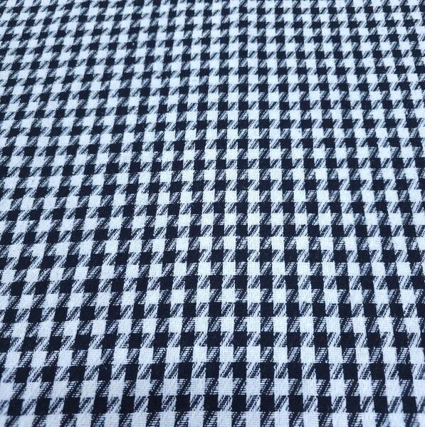 Kaz Ayağı Kumaş Siyah Beyaz