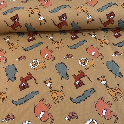 Üç İplik Penye Kumaş Zoo