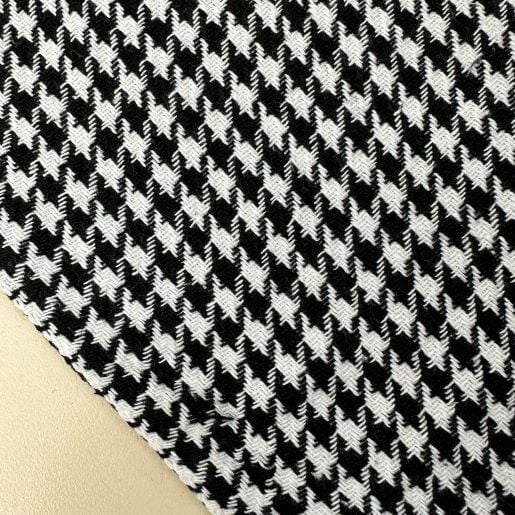 Kaz Ayağı Kumaş Siyah